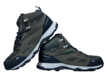 Waterproof Hiking Shoes MH100 Khaki